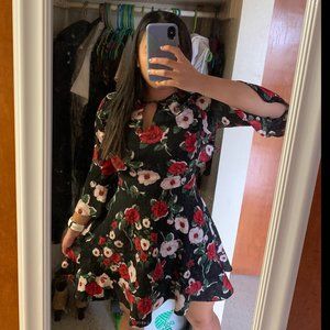 Cute Floral Boho Dress